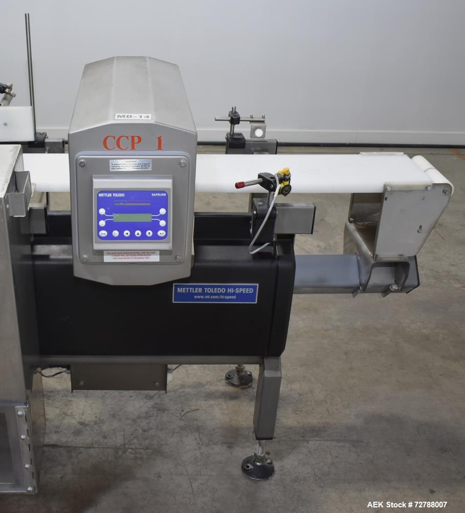 Used- Mettler-Toledo Safeline Hi-Speed Model XE Combination Metal Detector and Checkweigher. Capable of speeds up to 500 pac...